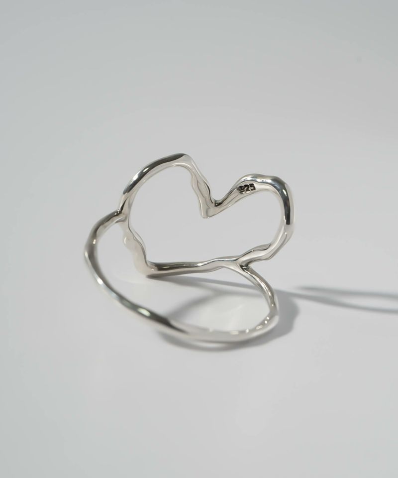 【新作早割】指輪 レディース シルバー リング 925 【Loviella ロヴィエラ】 ハート シルバーリング 重ね付け 人差し指 中指 親指 金属アレルギー 対応 おしゃれ ゴールド シンプル レディースジュエリー アクセサリー プレゼント