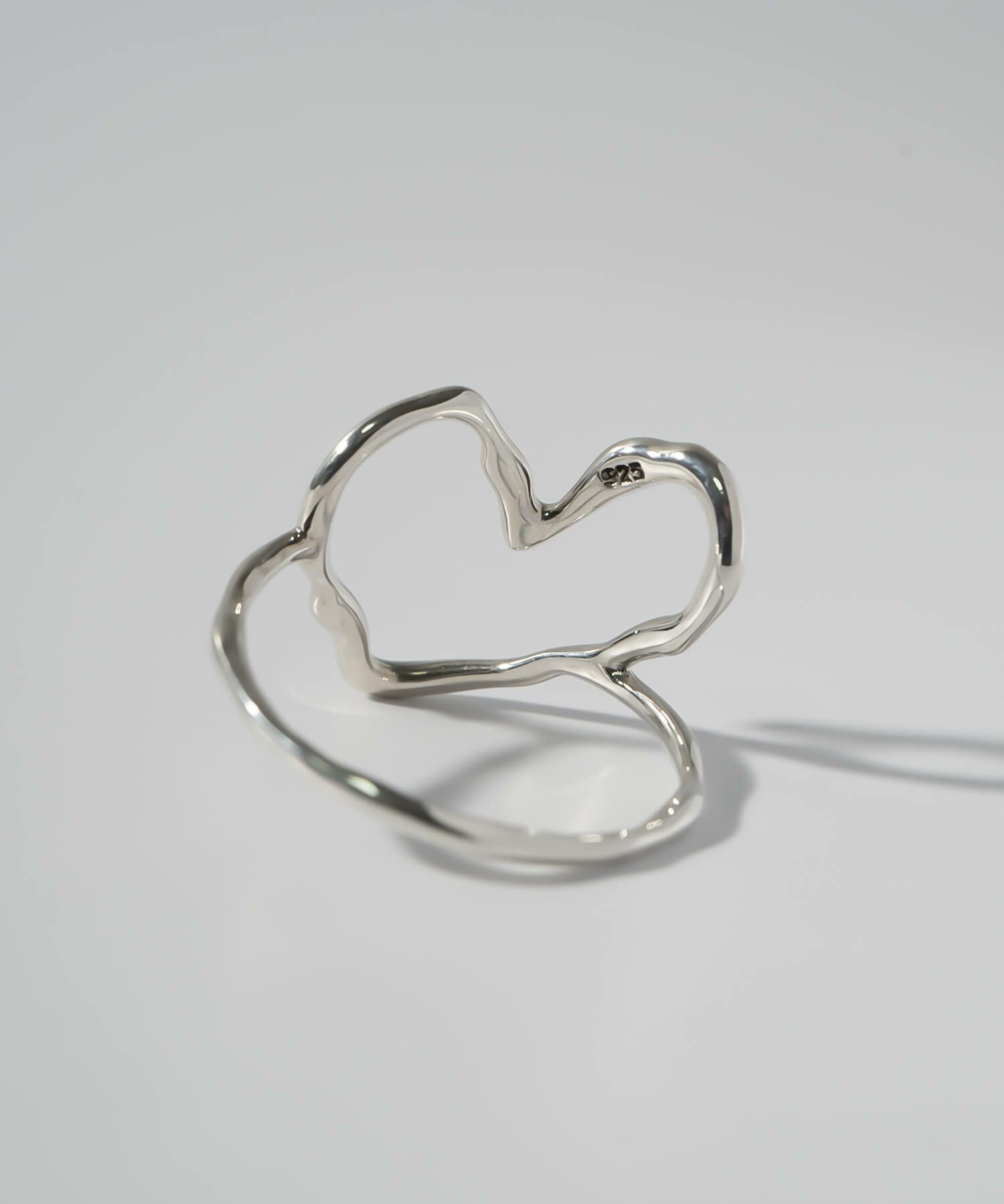 【新作早割】指輪 レディース シルバー リング 925 【Loviella ロヴィエラ】 ハート シルバーリング 重ね付け 人差し指 中指 親指 金属アレルギー 対応 おしゃれ ゴールド シンプル レディースジュエリー アクセサリー プレゼント