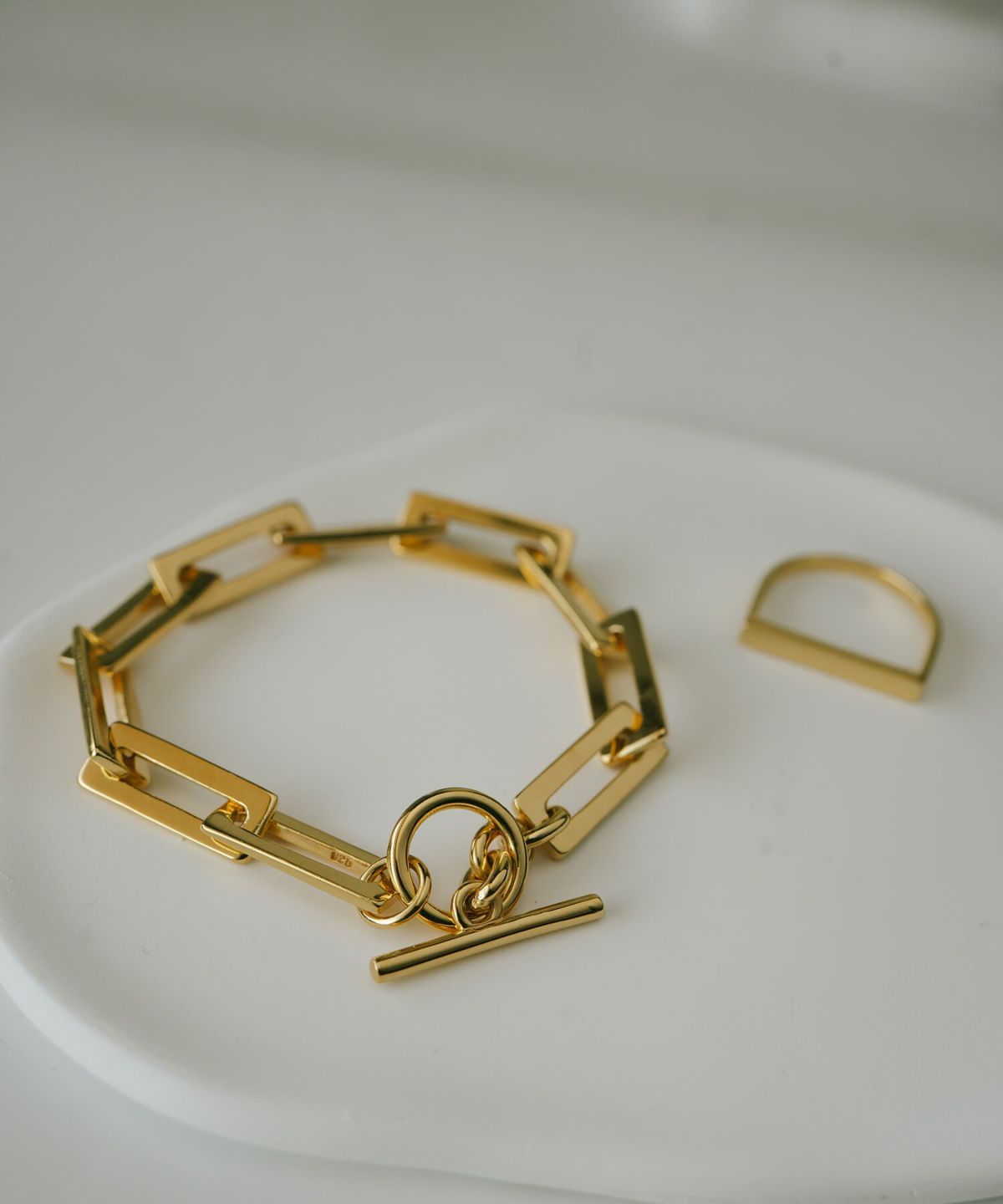 ブレスレット バングル レディース 太め 【rectaba-br レクタナ】 金属アレルギー対応 シルバー925 ゴールド ブレスレット 18k仕上げ チェーン  チェーンブレスレット 大ぶり ざっくり おしゃれ メンズ ユニセックス ペア