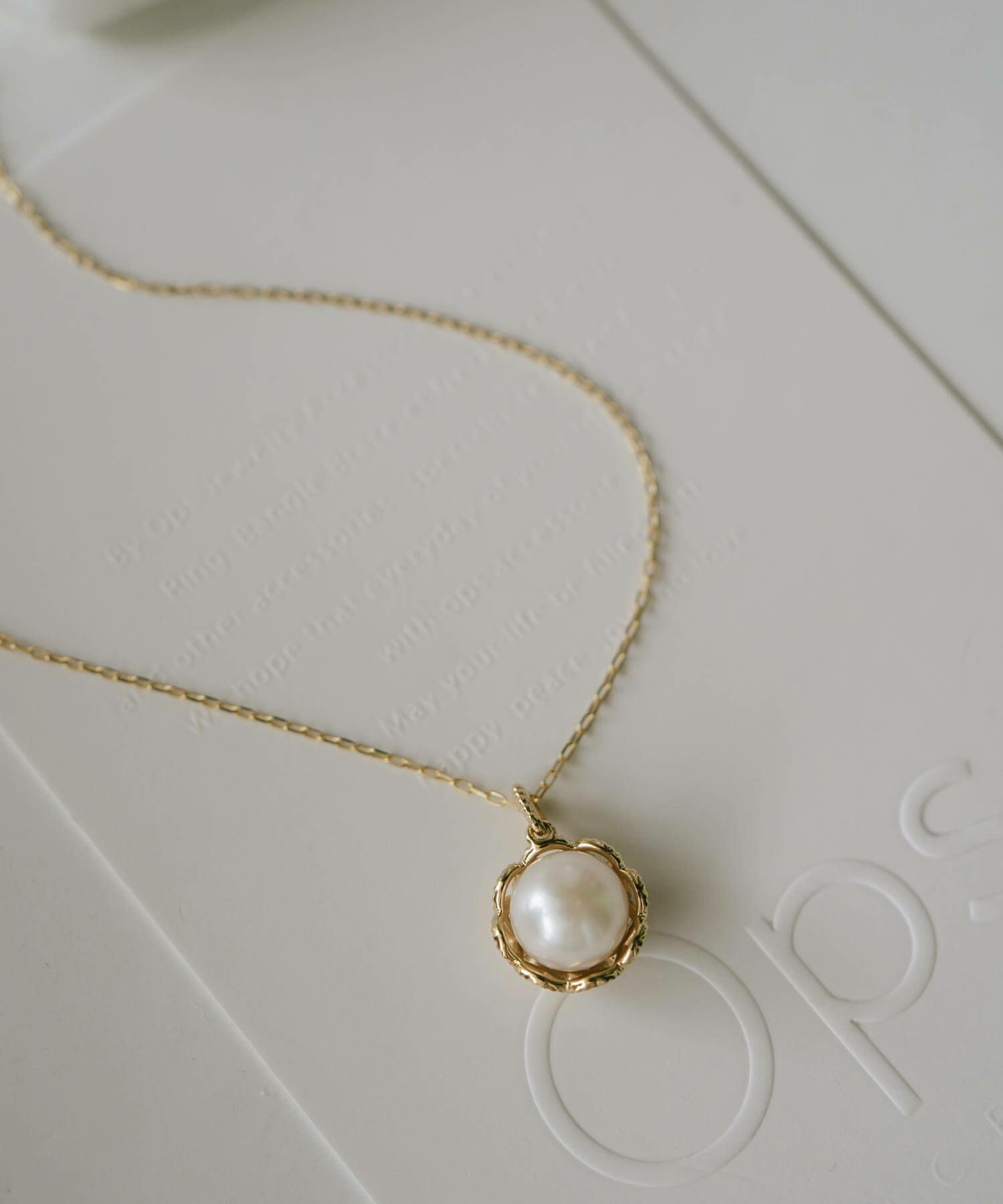 パール ネックレス 40cm レディース シンプル 【perle-fiore ペルル