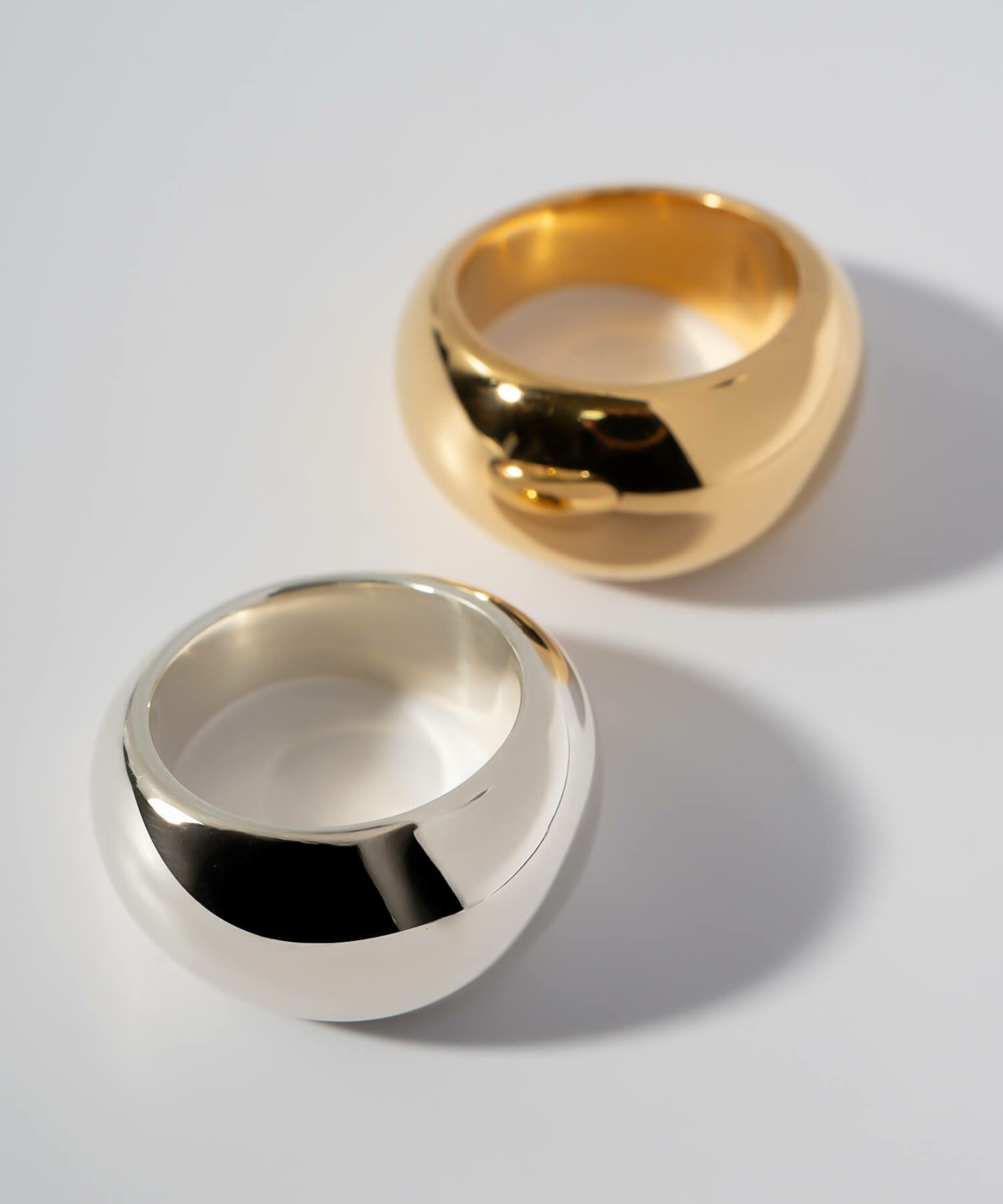 【訳ありアウトレット品】 ピンキーリング 指輪 レディース シルバー リング 925 【Barola バローラ】  シルバーリング 小指 大ぶり 重ね付け 金属アレルギー 対応 おしゃれ ゴールド シンプル レディースジュエリー アクセサリー プレゼント