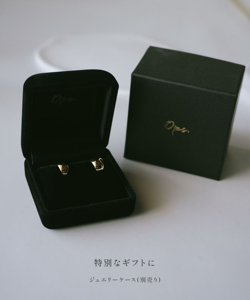 K18 ゴールドフープピアス 箱付き ラッピング済 ギフトセット 18金