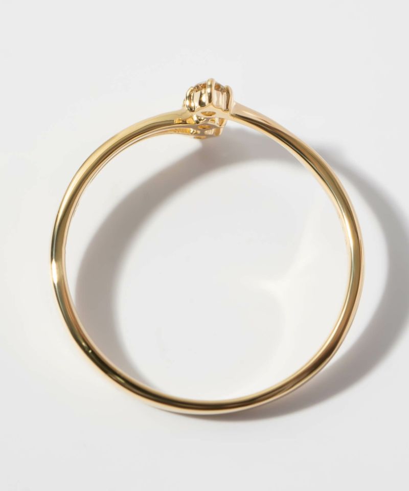 3連 ダイヤ 指輪 ダイヤモンド 18金 リング k18 シンプル 【asteri-orion アステリ・オリオン】 18k リング ダイヤ レディース ゴールド 誕生石 パワーストーン 指輪 天然石 指輪 レディース おしゃれ つけっぱなし 華奢 リング 重ね 付け 重ねづけ 繊細 星 スター リング