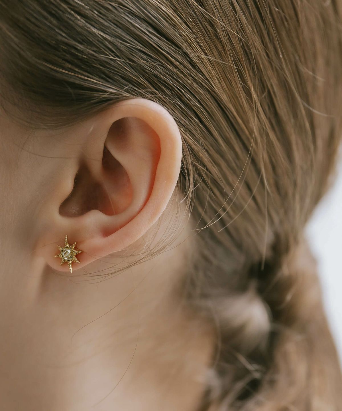 18金 仕上げ ピアス シルバー 925 スタッド ピアス ブラックオニキス 【solaria ソラリア】 星 スター 小ぶり 小さめ 天然石 ピアス 金属アレルギー キラキラ 両耳用 人気 大人 可愛い おしゃれ