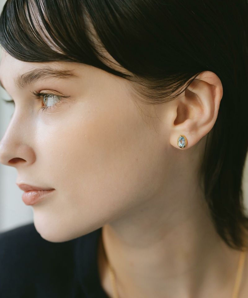 ピアス 18K レディース ゴールド 天然石 ブランド 人気 おしゃれ