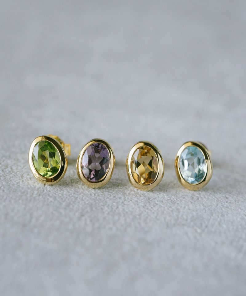ピアス 18K レディース ゴールド 天然石 ブランド 人気 おしゃれ
