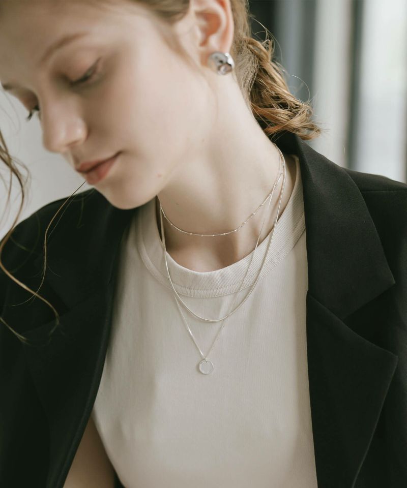 チョーカー ネックレス レディース カジュアル シンプル 金属アレルギー 【arete-choker アレーテ・チョーカー】 ネックレス チェーンだけ 30代 40代 50代 メンズ シルバー ゴールド ネックレス チェーンのみ 普段使い 18金仕上げ  大人 シルバー925 シルバーチェーン