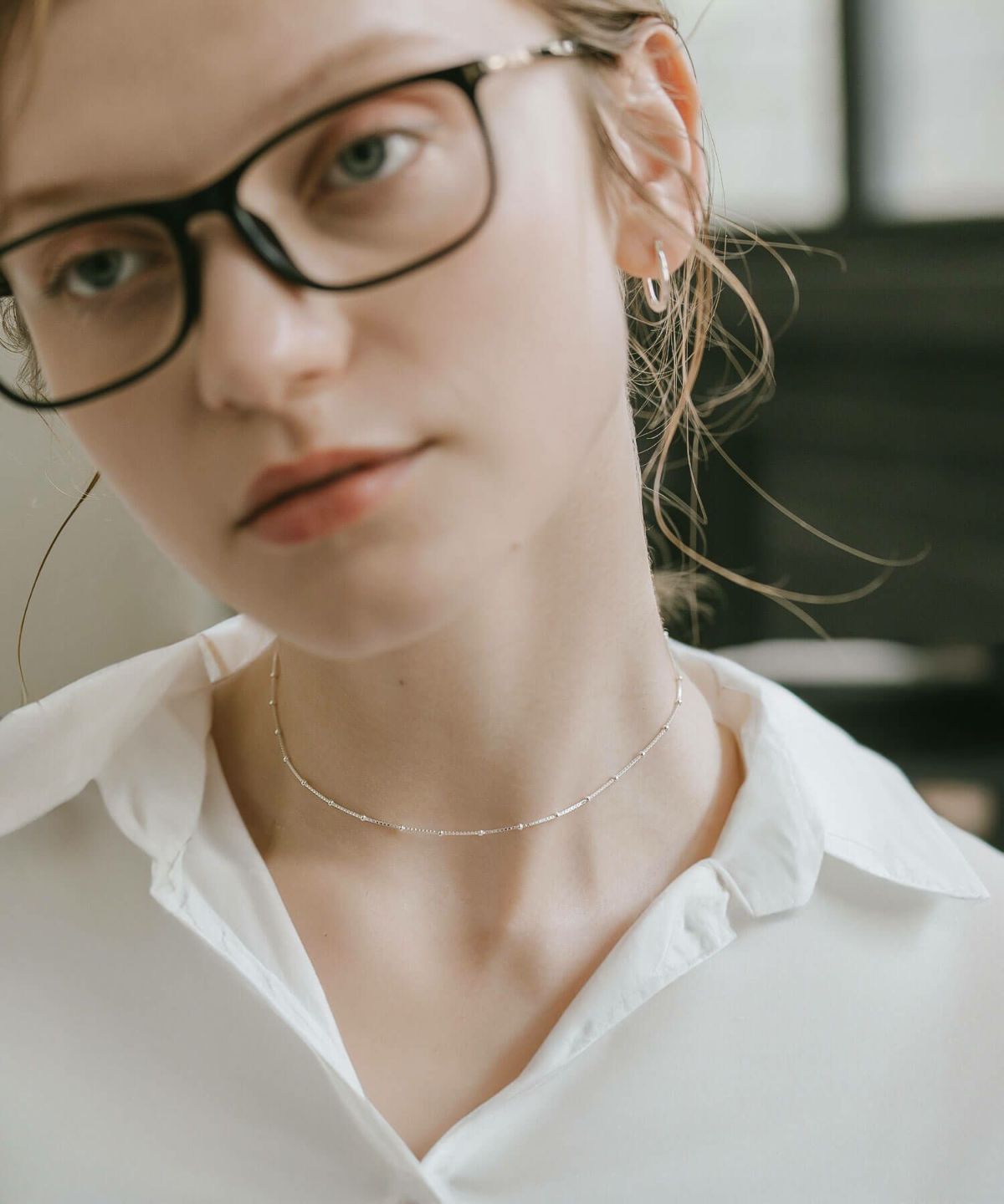 チョーカー ネックレス レディース カジュアル シンプル 金属アレルギー 【arete-choker アレーテ・チョーカー】 ネックレス チェーンだけ 30代 40代 50代 メンズ シルバー ゴールド ネックレス チェーンのみ 普段使い 18金仕上げ  大人 シルバー925 シルバーチェーン