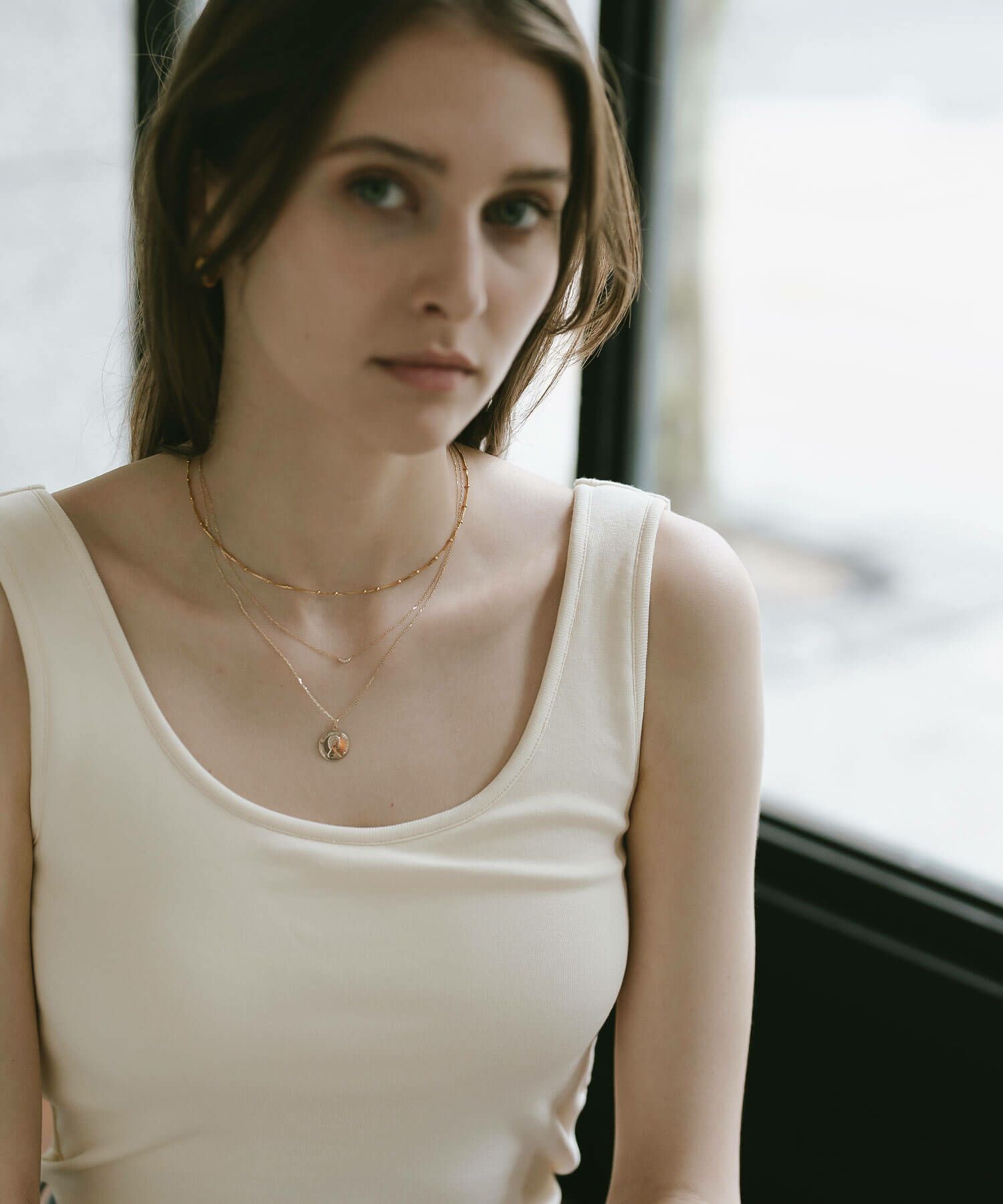 チョーカー ネックレス レディース カジュアル シンプル 金属アレルギー 【arete-choker アレーテ・チョーカー】 ネックレス チェーンだけ 30代 40代 50代 メンズ シルバー ゴールド ネックレス チェーンのみ 普段使い 18金仕上げ  大人 シルバー925 シルバーチェーン