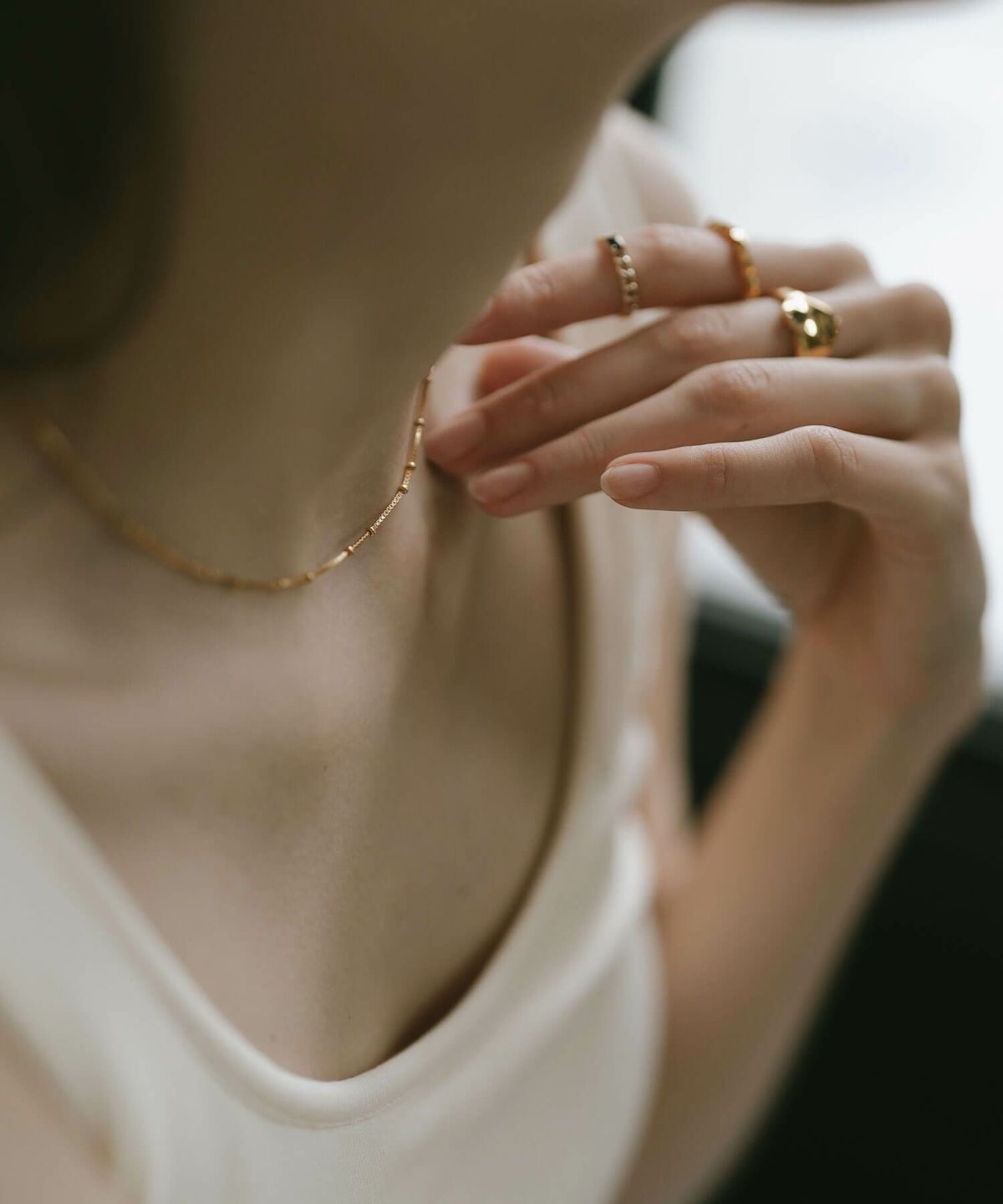 チョーカー ネックレス レディース カジュアル シンプル 金属アレルギー 【arete-choker アレーテ・チョーカー】 ネックレス チェーンだけ 30代 40代 50代 メンズ シルバー ゴールド ネックレス チェーンのみ 普段使い 18金仕上げ  大人 シルバー925 シルバーチェーン