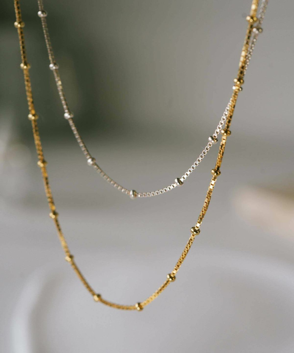 チョーカー ネックレス レディース カジュアル シンプル 金属アレルギー 【arete-choker アレーテ・チョーカー】 ネックレス チェーンだけ 30代 40代 50代 メンズ シルバー ゴールド ネックレス チェーンのみ 普段使い 18金仕上げ  大人 シルバー925 シルバーチェーン