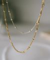 チョーカー ネックレス レディース カジュアル シンプル 金属アレルギー 【arete-choker アレーテ・チョーカー】 ネックレス チェーンだけ 30代 40代 50代 メンズ シルバー ゴールド ネックレス チェーンのみ 普段使い 18金仕上げ  大人 シルバー925 シルバーチェーン