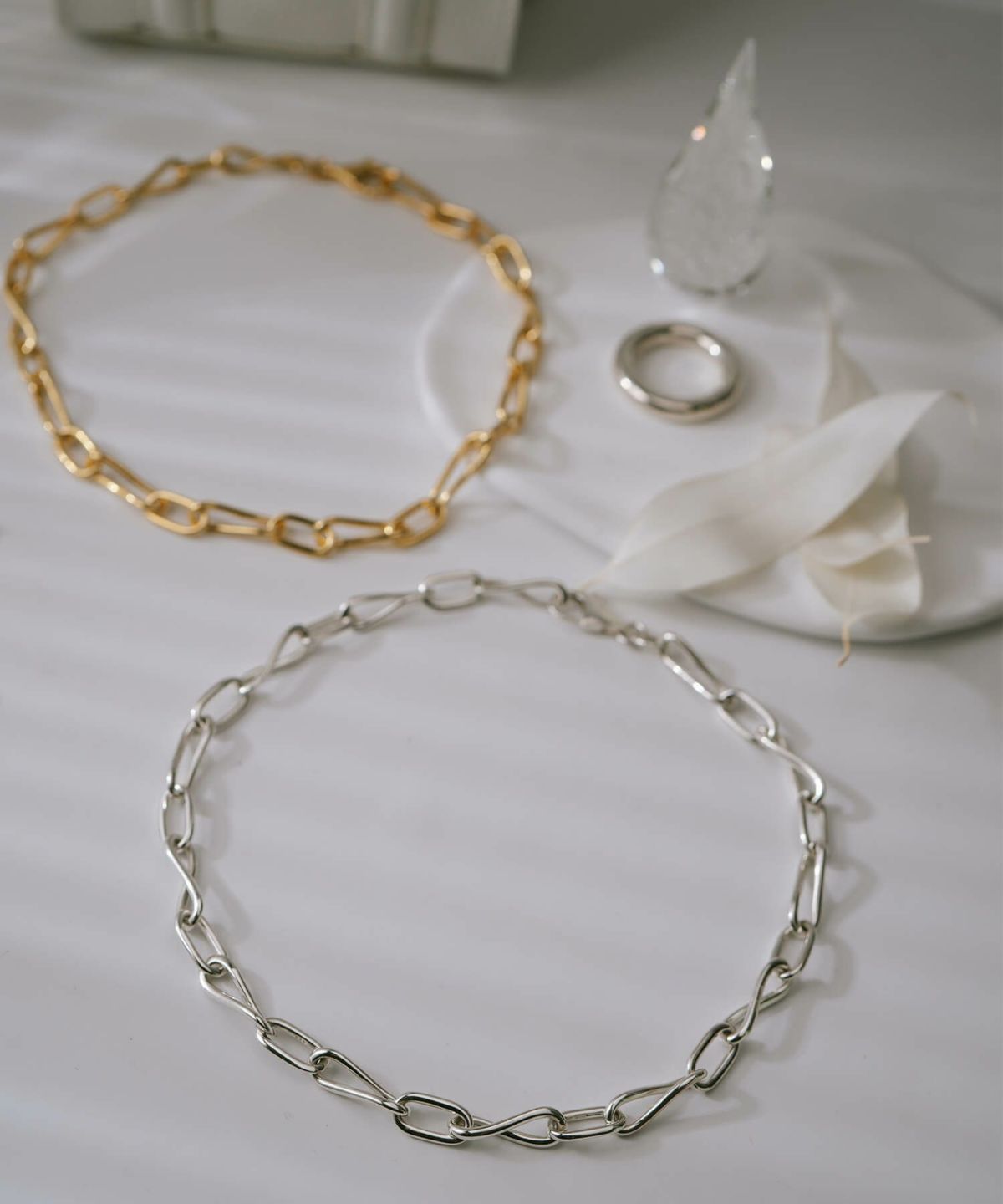 ネックレス  チェーン レディース 短め 【NERIO-NK ネリオ 】 シルバー925 チョーカー ネックレス 太め チェーン 大ぶり シンプル チェーンネックレス カジュアル フォーマル おしゃれ 金属アレルギー 安心 ジュエリー アクセサリー 地金