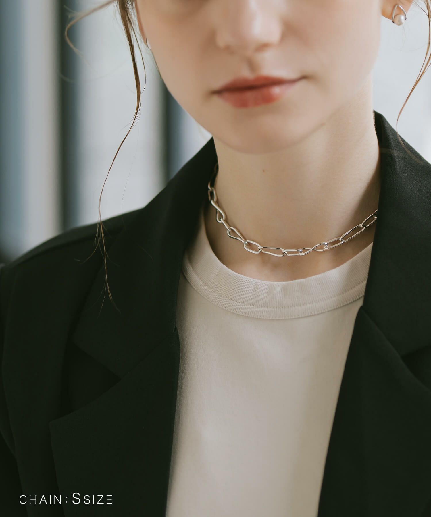 ネックレス  チェーン レディース 短め 【NERIO-NK ネリオ 】 シルバー925 チョーカー ネックレス 太め チェーン 大ぶり シンプル チェーンネックレス カジュアル フォーマル おしゃれ 金属アレルギー 安心 ジュエリー アクセサリー 地金
