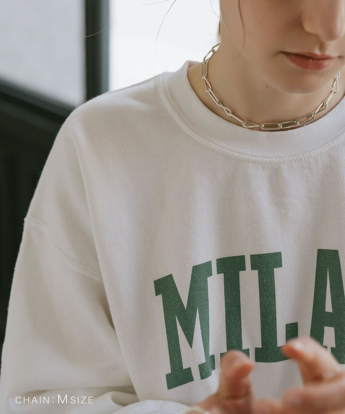 ネックレス  チェーン レディース 短め 【NERIO-NK ネリオ 】 シルバー925 チョーカー ネックレス 太め チェーン 大ぶり シンプル チェーンネックレス カジュアル フォーマル おしゃれ 金属アレルギー 安心 ジュエリー アクセサリー 地金