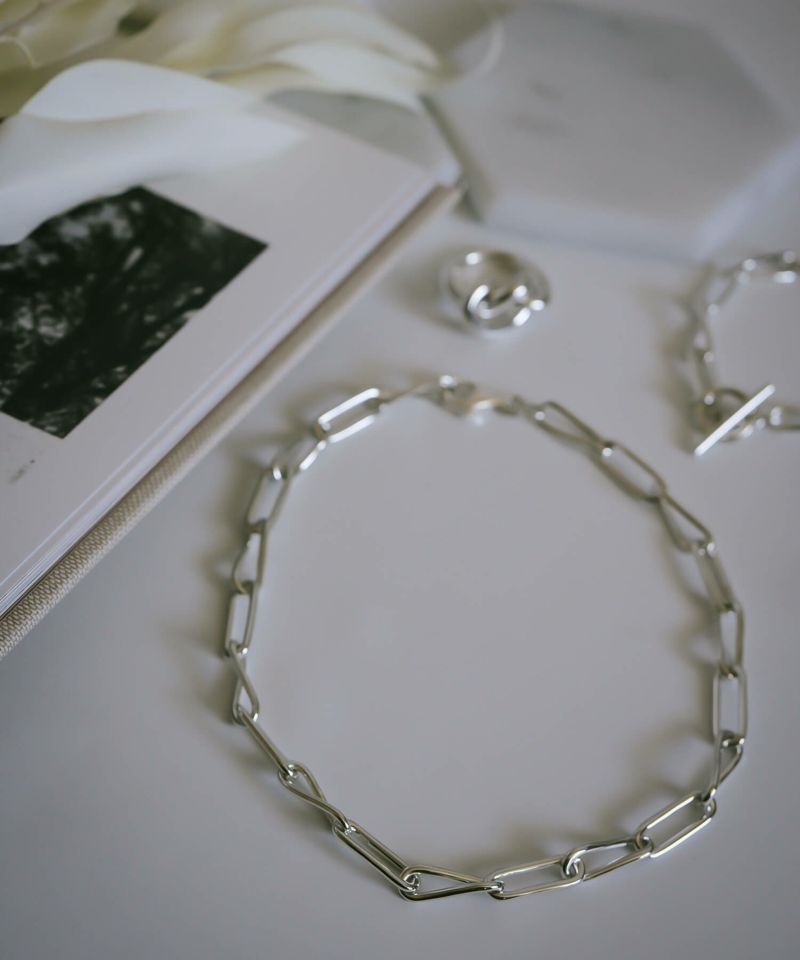 ネックレス  チェーン レディース 短め 【NERIO-NK ネリオ 】 シルバー925 チョーカー ネックレス 太め チェーン 大ぶり シンプル チェーンネックレス カジュアル フォーマル おしゃれ 金属アレルギー 安心 ジュエリー アクセサリー 地金