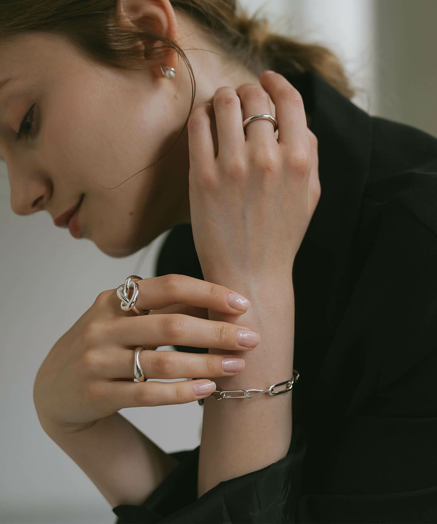 ブレスレット バングル レディース シンプル シルバー ゴールド 【nerio-br ネリオ】 太め 金属アレルギー対応 シルバー925 ゴールド ブレスレット 18K 仕上げ チェーン  チェーンブレスレット 大ぶり ざっくり おしゃれ メンズ ユニセックス ペア