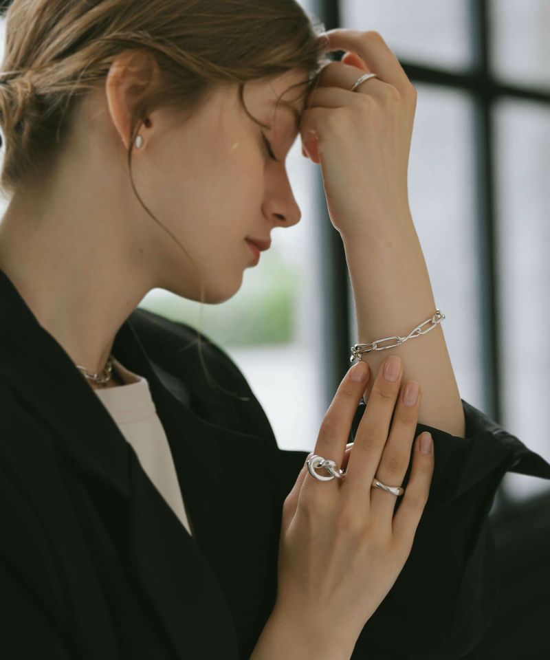 ブレスレット バングル レディース シンプル シルバー ゴールド 【nerio-br ネリオ】 太め 金属アレルギー対応 シルバー925 ゴールド ブレスレット 18K 仕上げ チェーン  チェーンブレスレット 大ぶり ざっくり おしゃれ メンズ ユニセックス ペア