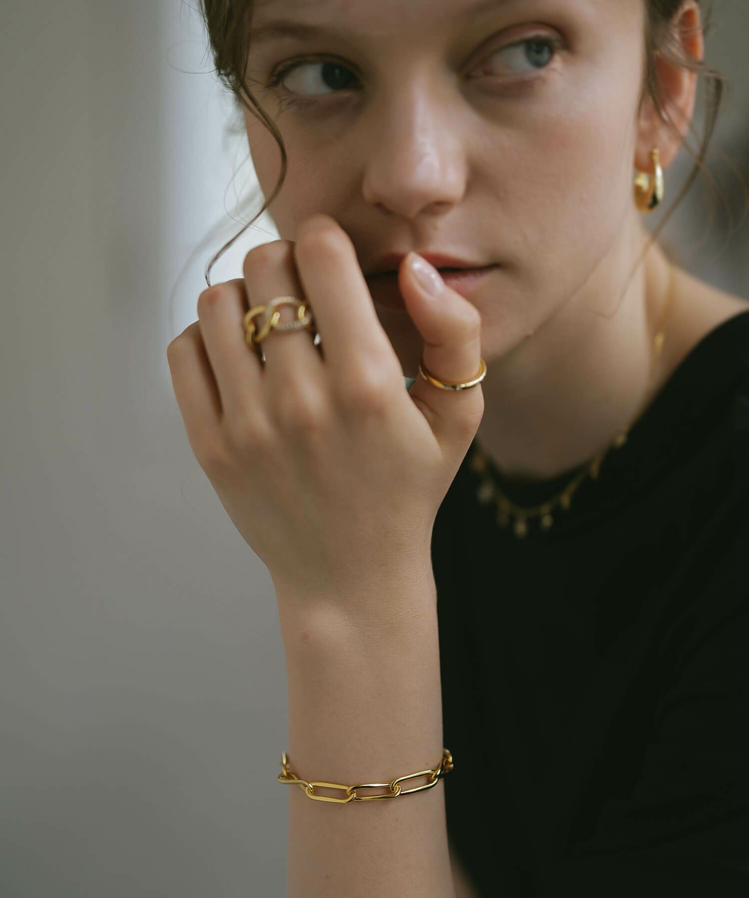 ブレスレット バングル レディース シンプル シルバー ゴールド 【nerio-br ネリオ】 太め 金属アレルギー対応 シルバー925 ゴールド ブレスレット 18K 仕上げ チェーン  チェーンブレスレット 大ぶり ざっくり おしゃれ メンズ ユニセックス ペア