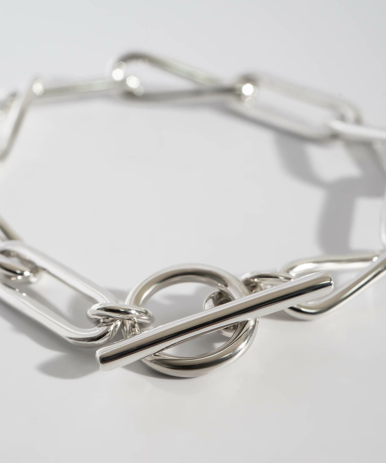 ブレスレット バングル レディース シンプル シルバー ゴールド 【nerio-br ネリオ】 太め 金属アレルギー対応 シルバー925 ゴールド ブレスレット 18K 仕上げ チェーン  チェーンブレスレット 大ぶり ざっくり おしゃれ メンズ ユニセックス ペア