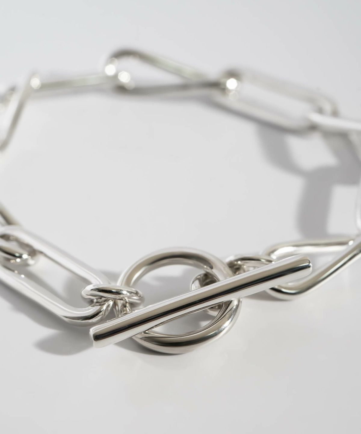 ブレスレット バングル レディース シンプル シルバー ゴールド 【nerio-br ネリオ】 太め 金属アレルギー対応 シルバー925 ゴールド ブレスレット 18K 仕上げ チェーン  チェーンブレスレット 大ぶり ざっくり おしゃれ メンズ ユニセックス ペア