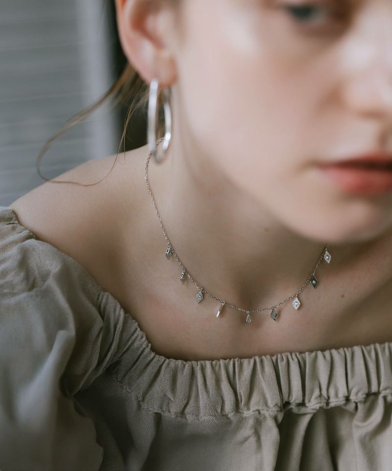 チョーカー ネックレス レディース カジュアル シンプル 金属アレルギー 【migella-dia ミゲラ・ダイヤ】 ネックレス チェーンだけ 30代 40代 50代 メンズ シルバー ゴールド ネックレス  普段使い 18金仕上げ  大人 シルバー925 シルバーチェーン