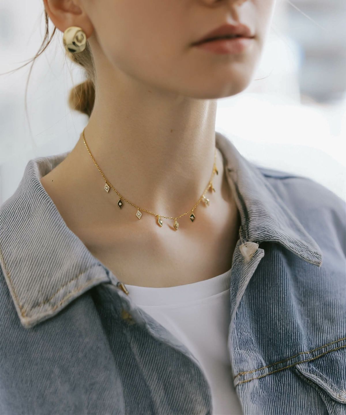 チョーカー ネックレス レディース カジュアル シンプル 金属アレルギー 【migella-dia ミゲラ・ダイヤ】 ネックレス チェーンだけ 30代 40代 50代 メンズ シルバー ゴールド ネックレス  普段使い 18金仕上げ  大人 シルバー925 シルバーチェーン