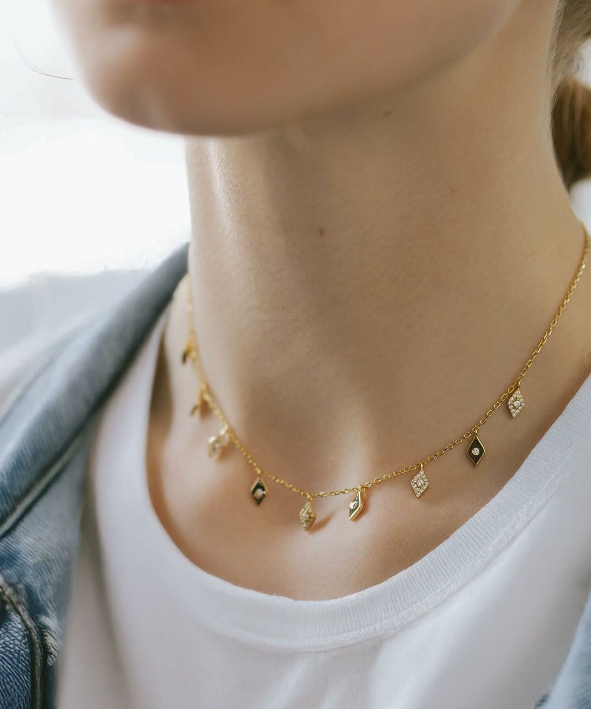 チョーカー ネックレス レディース カジュアル シンプル 金属アレルギー 【migella-dia ミゲラ・ダイヤ】 ネックレス チェーンだけ 30代 40代 50代 メンズ シルバー ゴールド ネックレス  普段使い 18金仕上げ  大人 シルバー925 シルバーチェーン