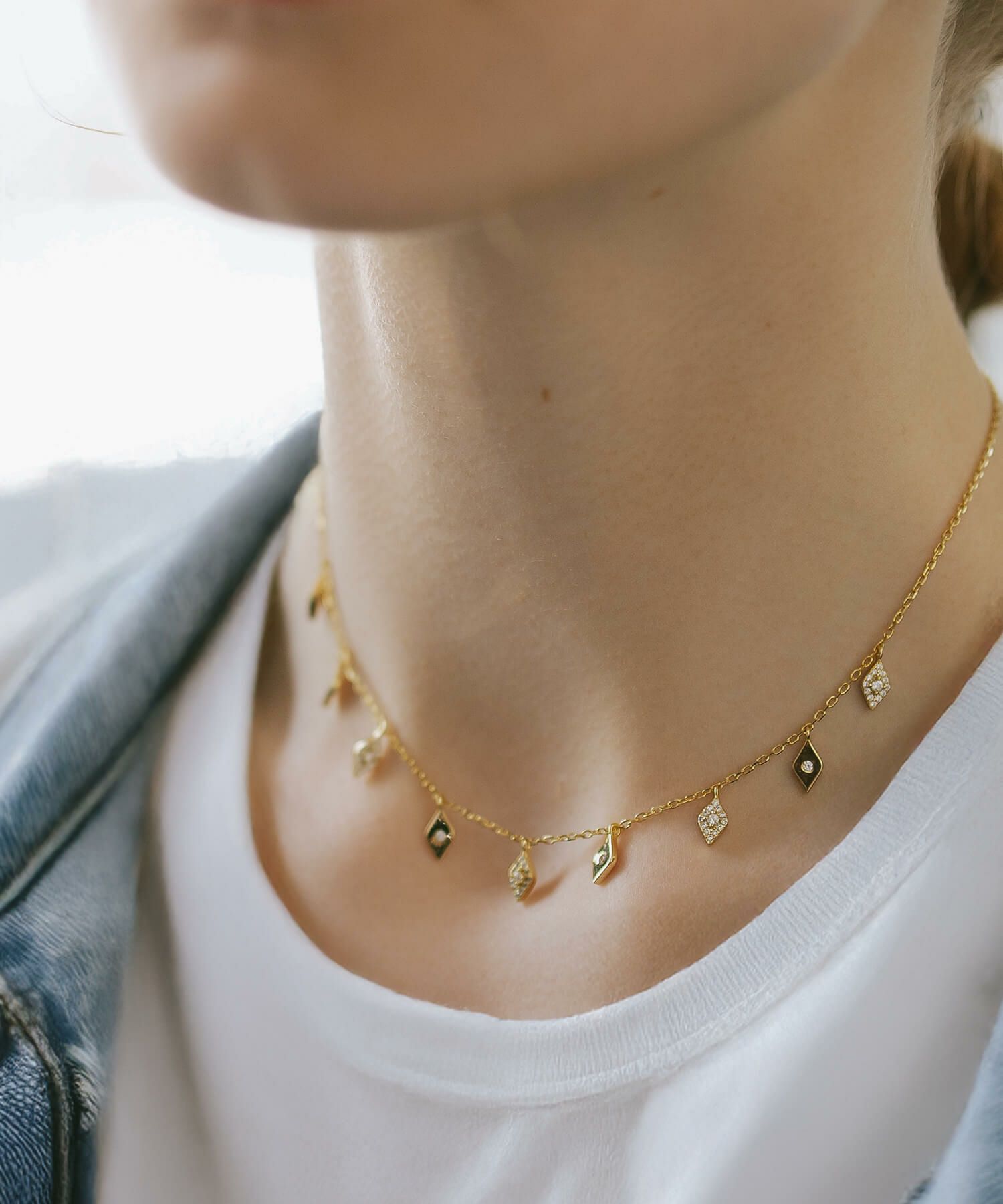 チョーカー ネックレス レディース カジュアル シンプル 金属アレルギー 【migella-dia ミゲラ・ダイヤ】 ネックレス チェーンだけ 30代 40代 50代 メンズ シルバー ゴールド ネックレス  普段使い 18金仕上げ  大人 シルバー925 シルバーチェーン