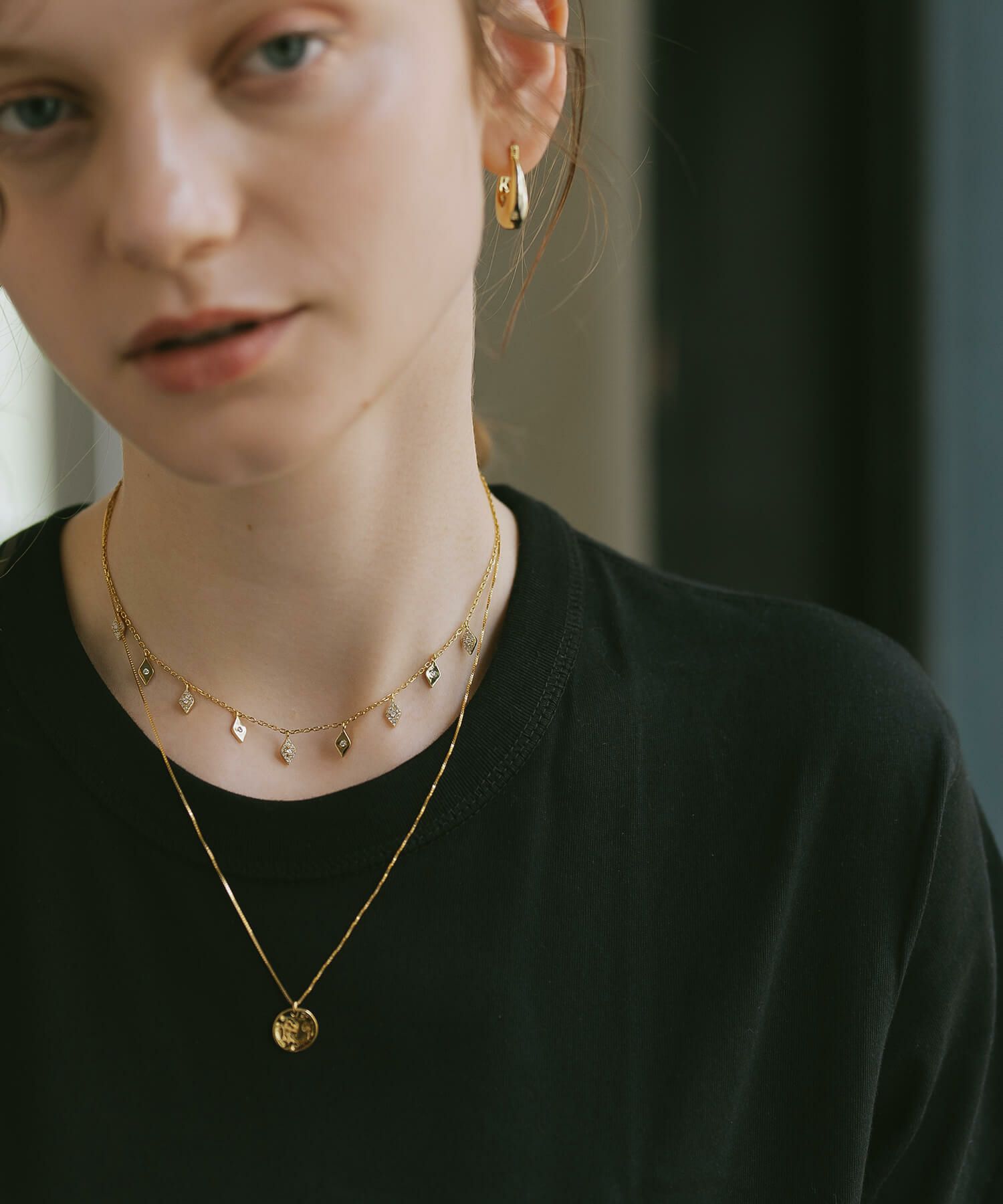 チョーカー ネックレス レディース カジュアル シンプル 金属アレルギー 【migella-dia ミゲラ・ダイヤ】 ネックレス チェーンだけ 30代 40代 50代 メンズ シルバー ゴールド ネックレス  普段使い 18金仕上げ  大人 シルバー925 シルバーチェーン