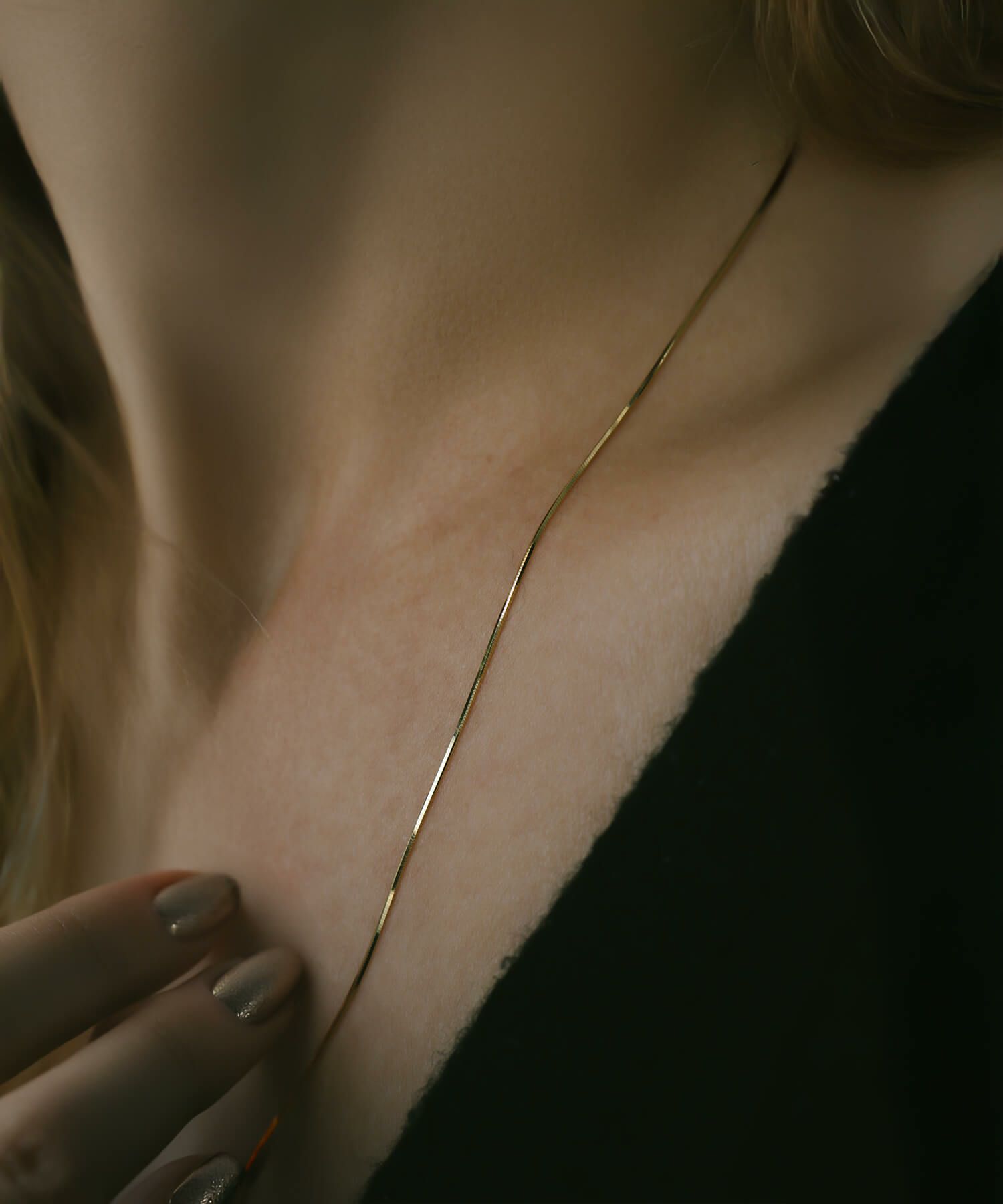 18金 ネックレス レディース 大人 チェーン 45cm 【Ariadne-sera-nk アリアドネ・セラ】ネックレス チェーン だけ 華奢 チェーンだけ 18K K18 ゴールド シンプル ゴールド スキンジュエリー 細い 大人 可愛い おしゃれ 軽量 普段使い 20代 30代 40代 50代 ギフト プレゼント