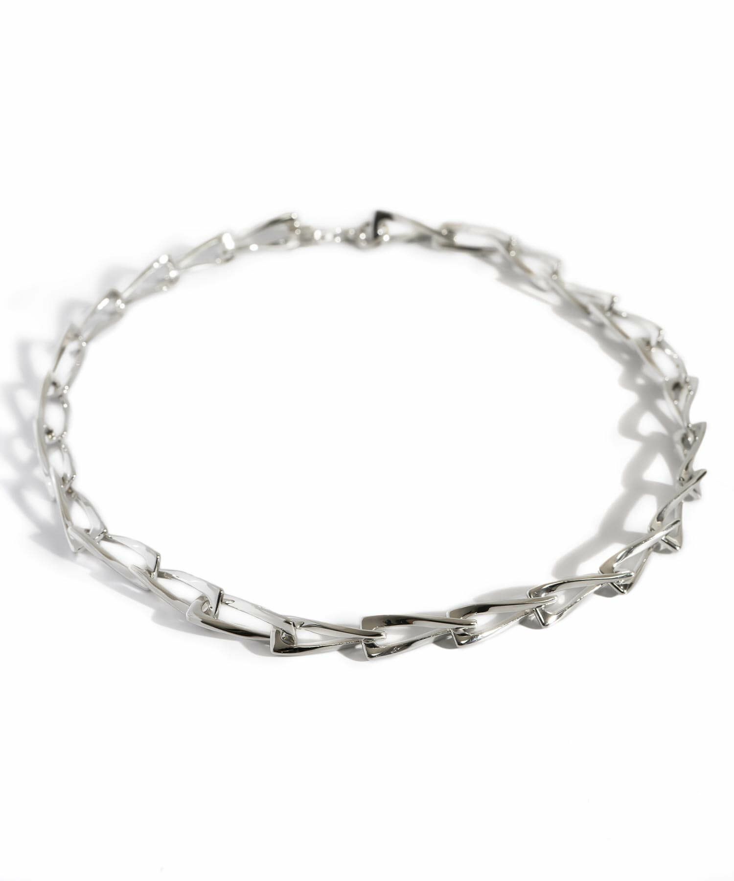 ネックレス  チェーン レディース 短め 【eive-nk エイブ 】 シルバー925 チョーカー ネックレス 太め チェーン 大ぶり シンプル チェーンネックレス カジュアル フォーマル おしゃれ 金属アレルギー 安心 ジュエリー アクセサリー 地金