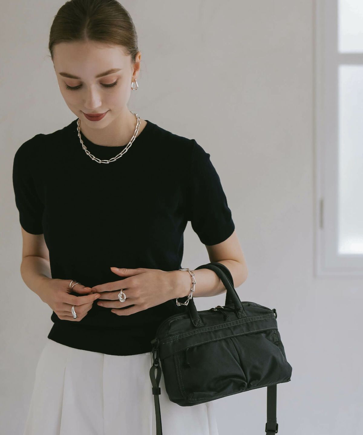 ネックレス  チェーン レディース 短め 【eive-nk エイブ 】 シルバー925 チョーカー ネックレス 太め チェーン 大ぶり シンプル チェーンネックレス カジュアル フォーマル おしゃれ 金属アレルギー 安心 ジュエリー アクセサリー 地金