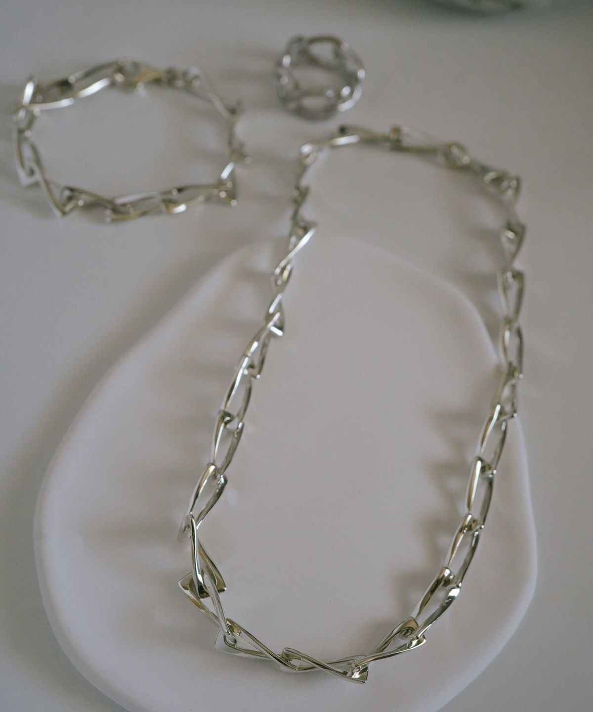 ネックレス  チェーン レディース 短め 【eive-nk エイブ 】 シルバー925 チョーカー ネックレス 太め チェーン 大ぶり シンプル チェーンネックレス カジュアル フォーマル おしゃれ 金属アレルギー 安心 ジュエリー アクセサリー 地金