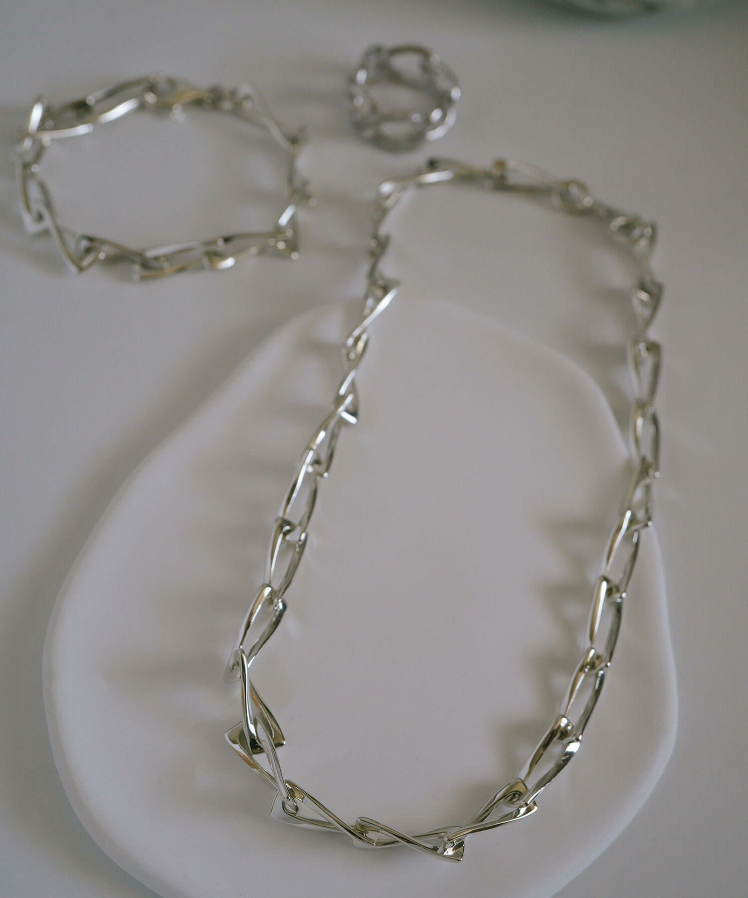 ネックレス  チェーン レディース 短め 【eive-nk エイブ 】 シルバー925 チョーカー ネックレス 太め チェーン 大ぶり シンプル チェーンネックレス カジュアル フォーマル おしゃれ 金属アレルギー 安心 ジュエリー アクセサリー 地金