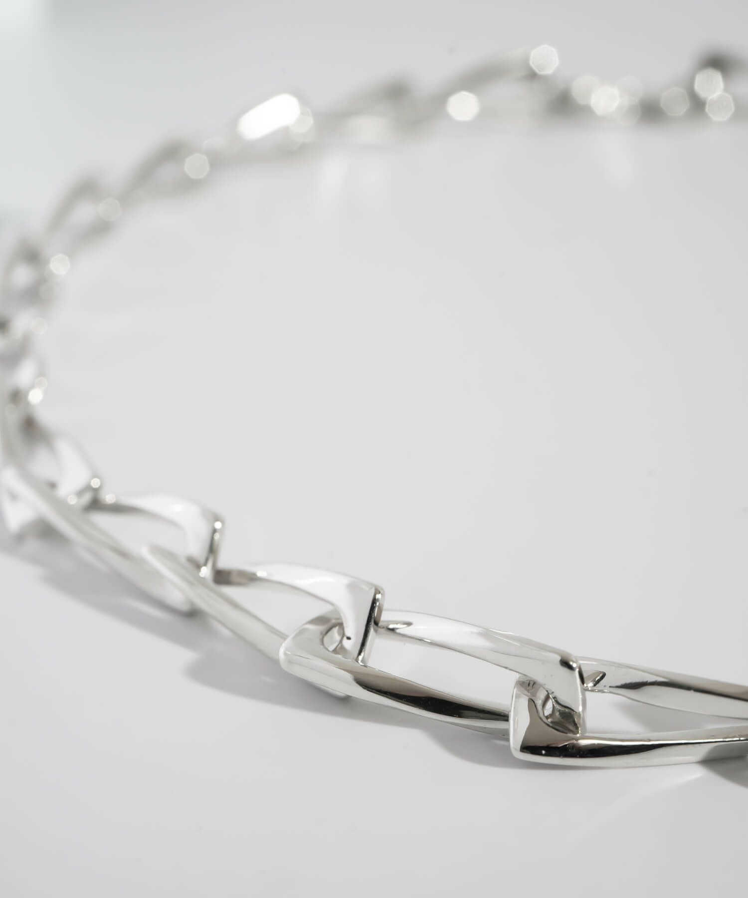 ネックレス  チェーン レディース 短め 【eive-nk エイブ 】 シルバー925 チョーカー ネックレス 太め チェーン 大ぶり シンプル チェーンネックレス カジュアル フォーマル おしゃれ 金属アレルギー 安心 ジュエリー アクセサリー 地金