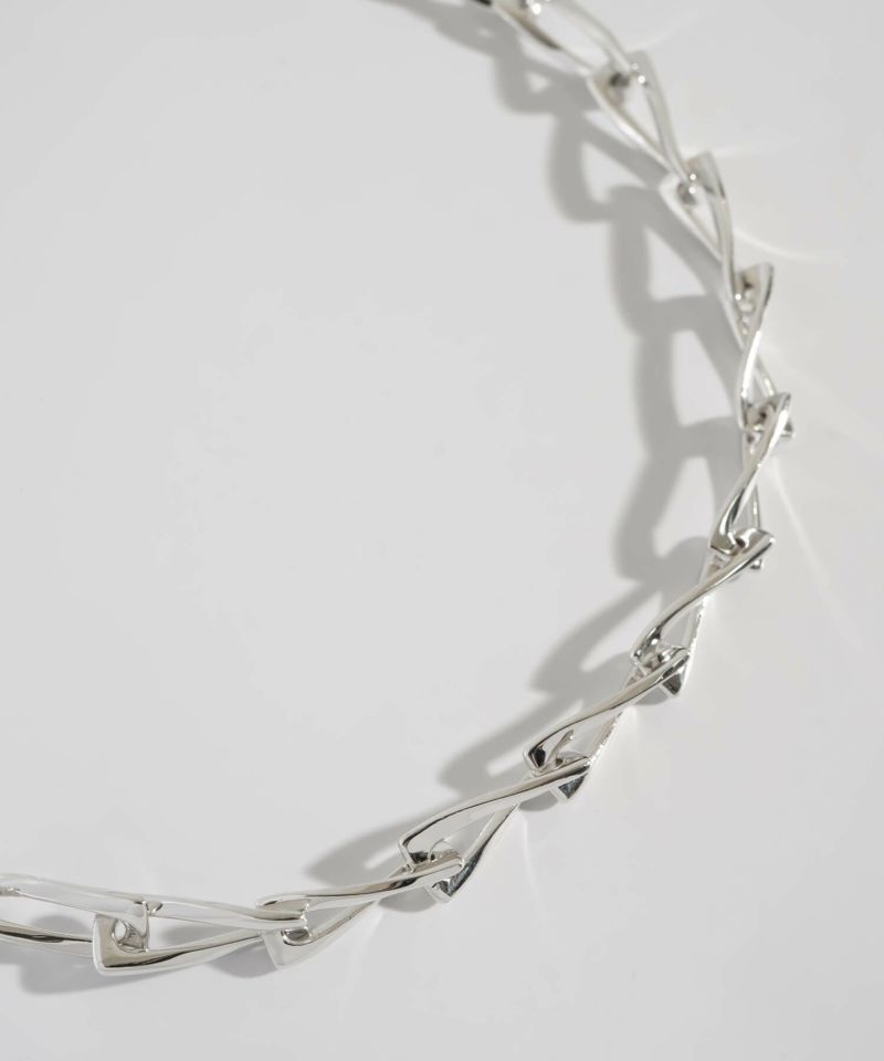 ネックレス  チェーン レディース 短め 【eive-nk エイブ 】 シルバー925 チョーカー ネックレス 太め チェーン 大ぶり シンプル チェーンネックレス カジュアル フォーマル おしゃれ 金属アレルギー 安心 ジュエリー アクセサリー 地金