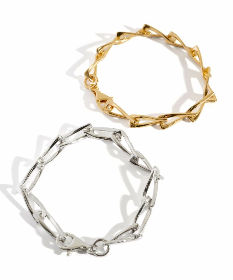 ブレスレット バングル レディース シンプル シルバー ゴールド 【eive-br エイブ】 チェーン 太め 金属アレルギー対応 シルバー925 ゴールド ブレスレット 18K 仕上げ チェーンブレスレット 大ぶり ざっくり おしゃれ メンズ ユニセックス ペア