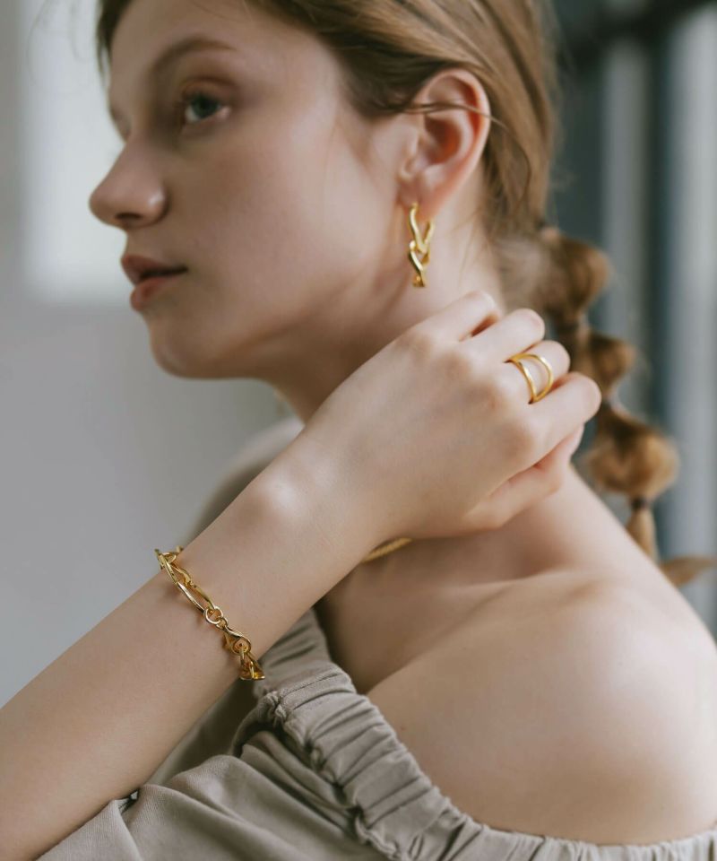 ブレスレット バングル レディース シンプル シルバー ゴールド 【eive-br エイブ】 チェーン 太め 金属アレルギー対応 シルバー925 ゴールド ブレスレット 18K 仕上げ チェーンブレスレット 大ぶり ざっくり おしゃれ メンズ ユニセックス ペア