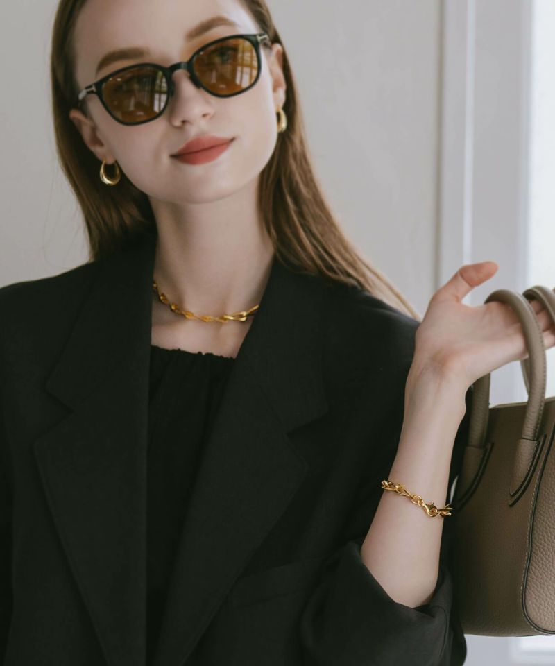 ブレスレット バングル レディース シンプル シルバー ゴールド 【eive-br エイブ】 チェーン 太め 金属アレルギー対応 シルバー925 ゴールド ブレスレット 18K 仕上げ チェーンブレスレット 大ぶり ざっくり おしゃれ メンズ ユニセックス ペア