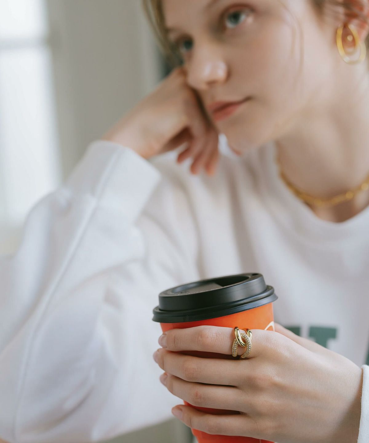 リング 指輪 レディース シンプル 大ぶり 太め キラキラ