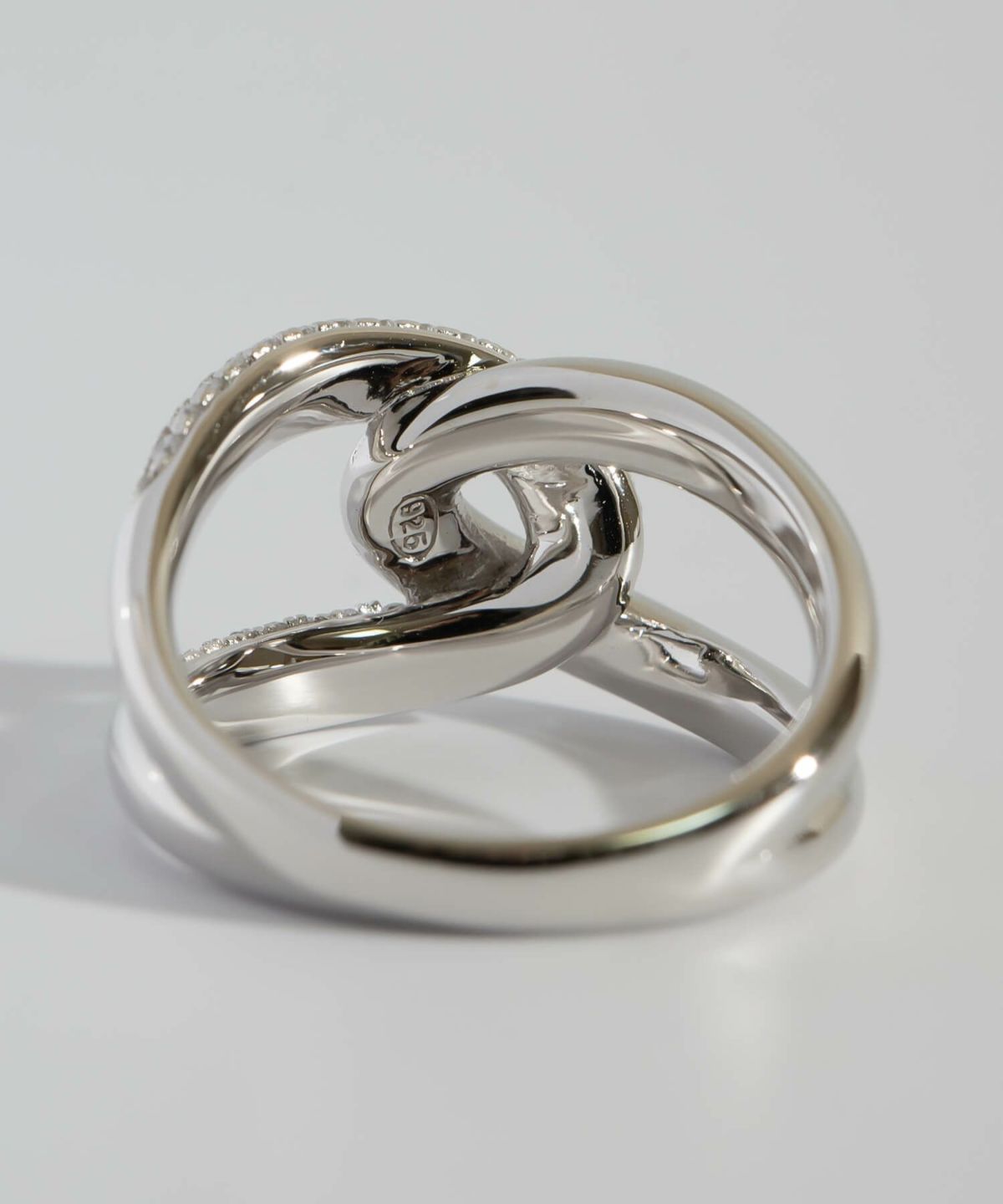 リング 指輪 レディース シンプル 大ぶり 太め キラキラ