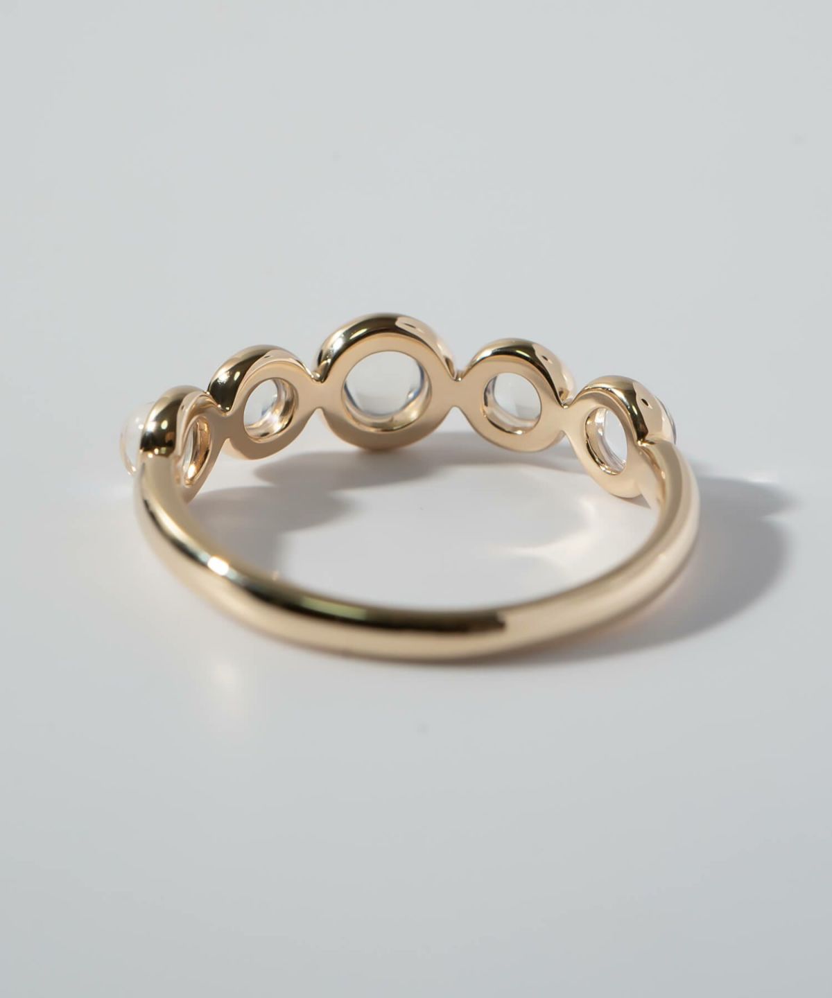 天然石 リング 指輪 レディース シンプル ゴールド ムーンストーン 誕生石