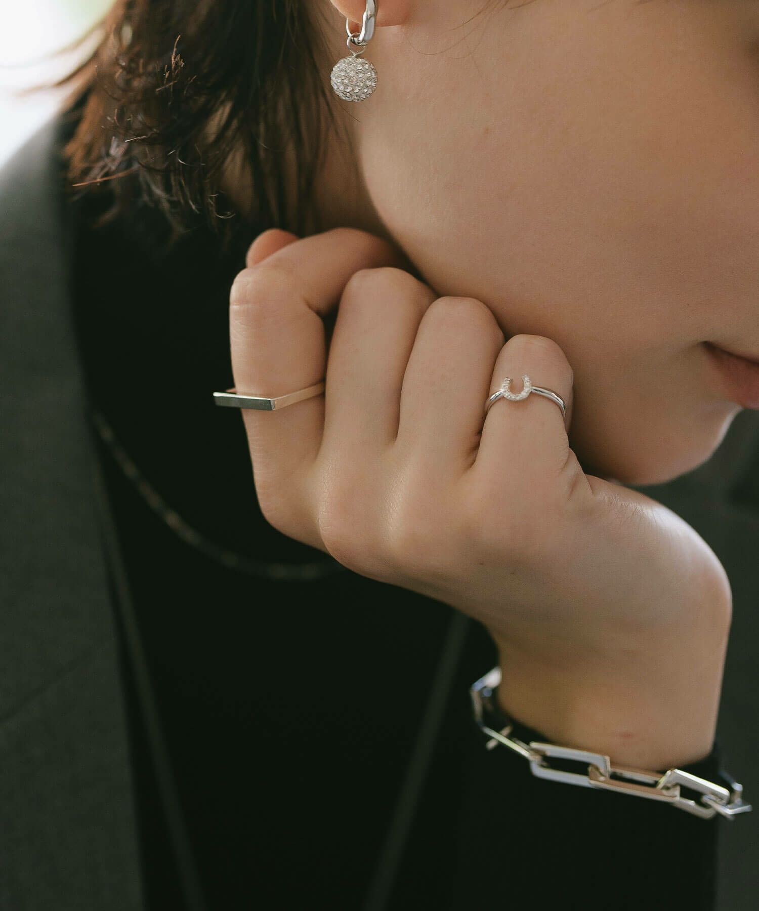 k10 ホワイトゴールド リング 指輪 レディース ダイヤ おしゃれ シンプル ピンキーリング 【equina エクイナ】 ダイヤモンド 指輪 10金 リング 10K プレゼント 女性 誕生日 母 還暦祝い 指輪 ブランド 人気 20代 30代 40代 50代 プレゼント 大人 ピンキー リング