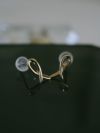 18k つけっぱなし ピアス  【elpia-pe エルピア】 k18 18金 ピアス ゴールド金属アレルギー リボン 小さめ 小ぶり 小さい シンプル 上品 繊細 エレガント 可愛い カジュアル フォーマル レディース ジュエリー アクセサリー 軽量 アウェアネスリボン ループリボン
