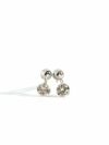 【数量限定】ダイヤモンド ピアス 一粒 プラチナ 計0.2ct【asteri-nanoaアステリ・ナノア】ダイヤ つけっぱなしピアス 金属アレルギー対応 おしゃれ シンプル 女性 誕生石 極小 ダイヤ レディース
