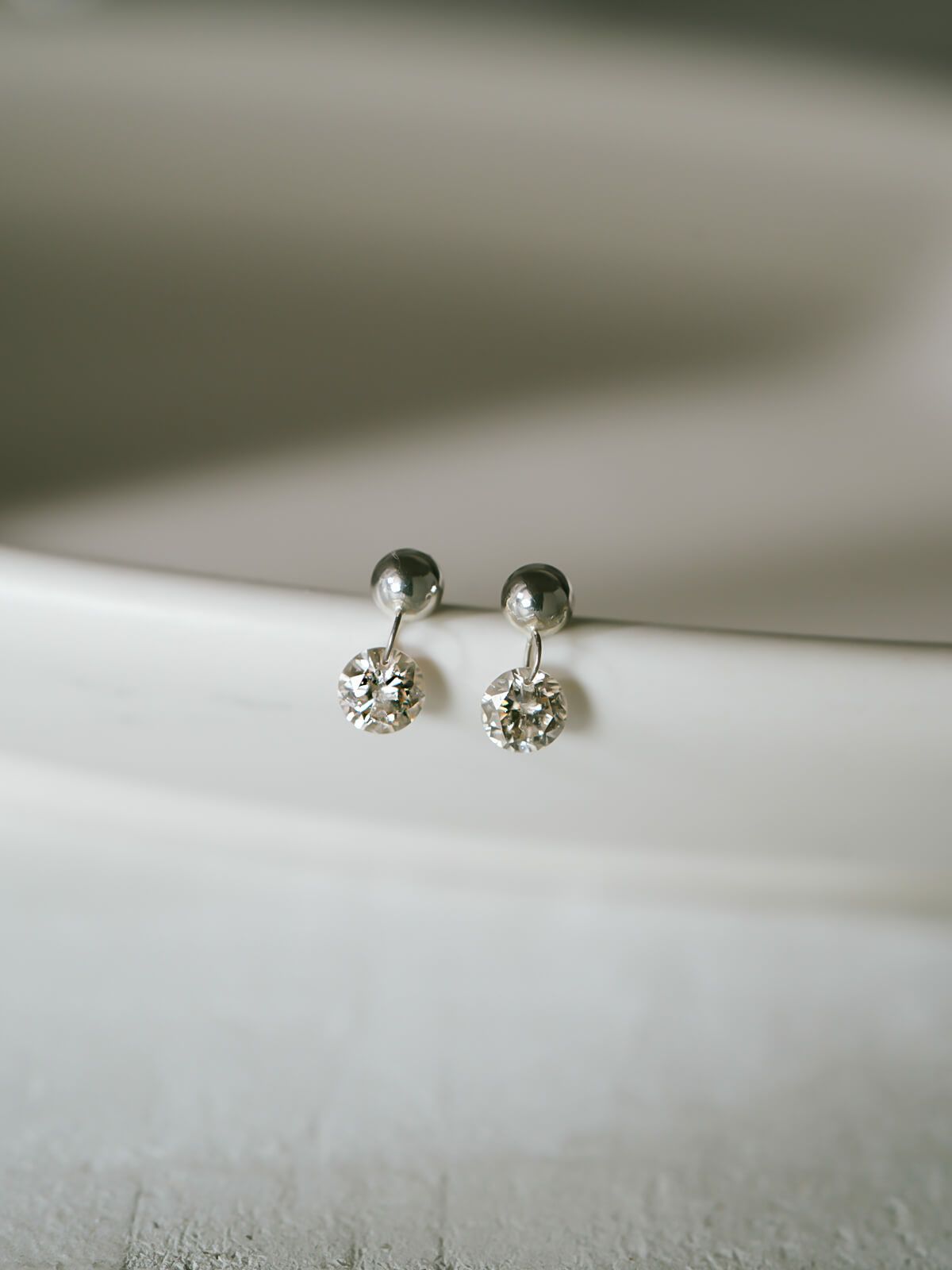 数量限定】ダイヤモンド ピアス 一粒 プラチナ 【asteri-nanoa