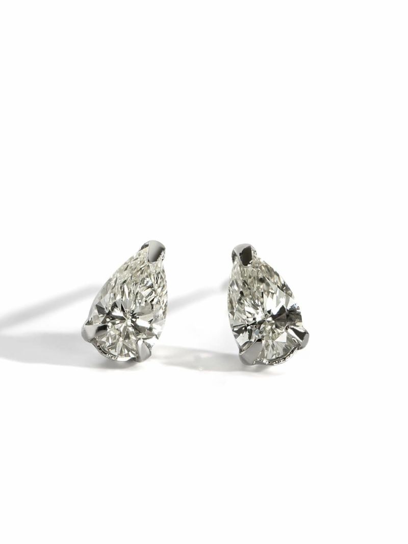 【特価_数量限定】ダイヤモンド ピアス 一粒 プラチナ 計0.3ct  【asteri-dew アステリ・デュー】 雫 ダイヤ つけっぱなし ピアス 金属アレルギー対応 おしゃれ シンプル 女性 誕生石 極小 ダイヤ レディース