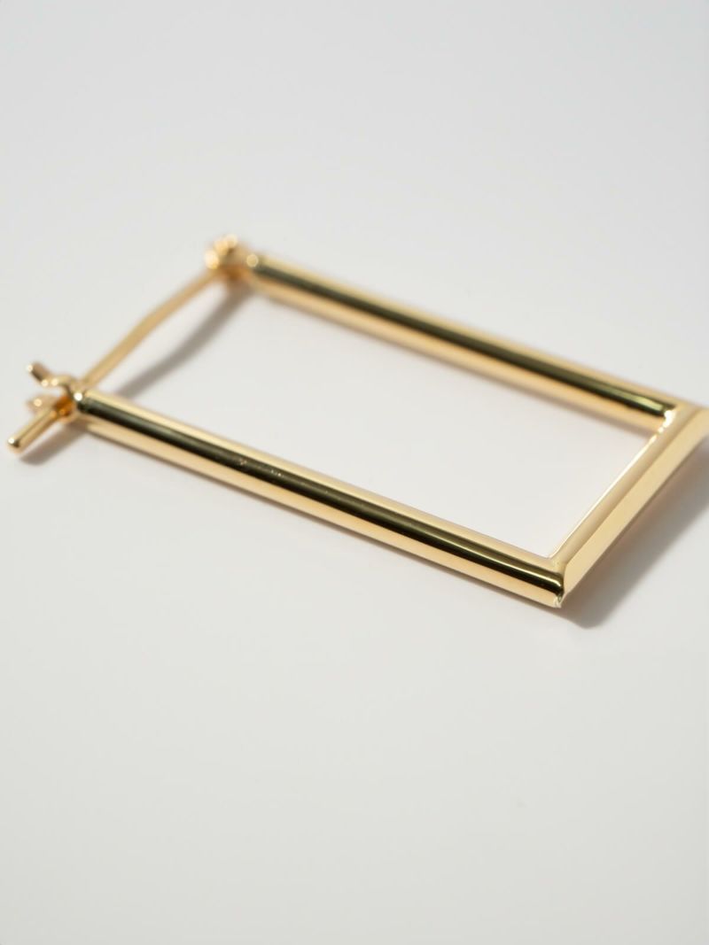 フープ ピアス 金属アレルギー対応 18K 18金 K18 フープピアス 【elpota エルポタ】 メンズ ピアス レディース 大人 可愛い ジュエリー アクセサリー プレゼント 女性 ギフト 誕生日 彼女 ピアス モード モード系 大きめ おしゃれ 軽量