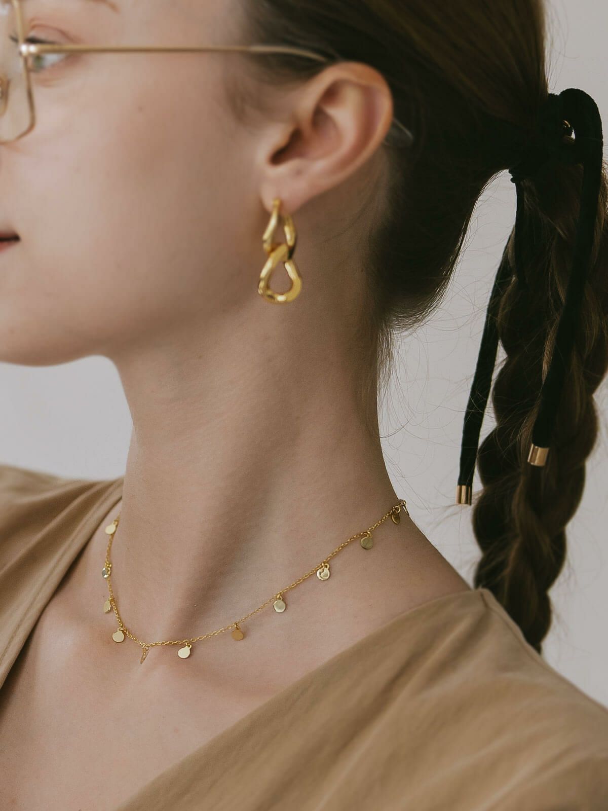 チョーカー ネックレス チェーン レディース メンズ カジュアル シンプル アレルギー 対応 【veliala-nk ヴェリアラ】 18金仕上げ ネックレス チェーンだけ 20代 30代 40代 50代 シルバー ゴールド ネックレス 普段使い 大人 シルバー925 シルバーチェーン